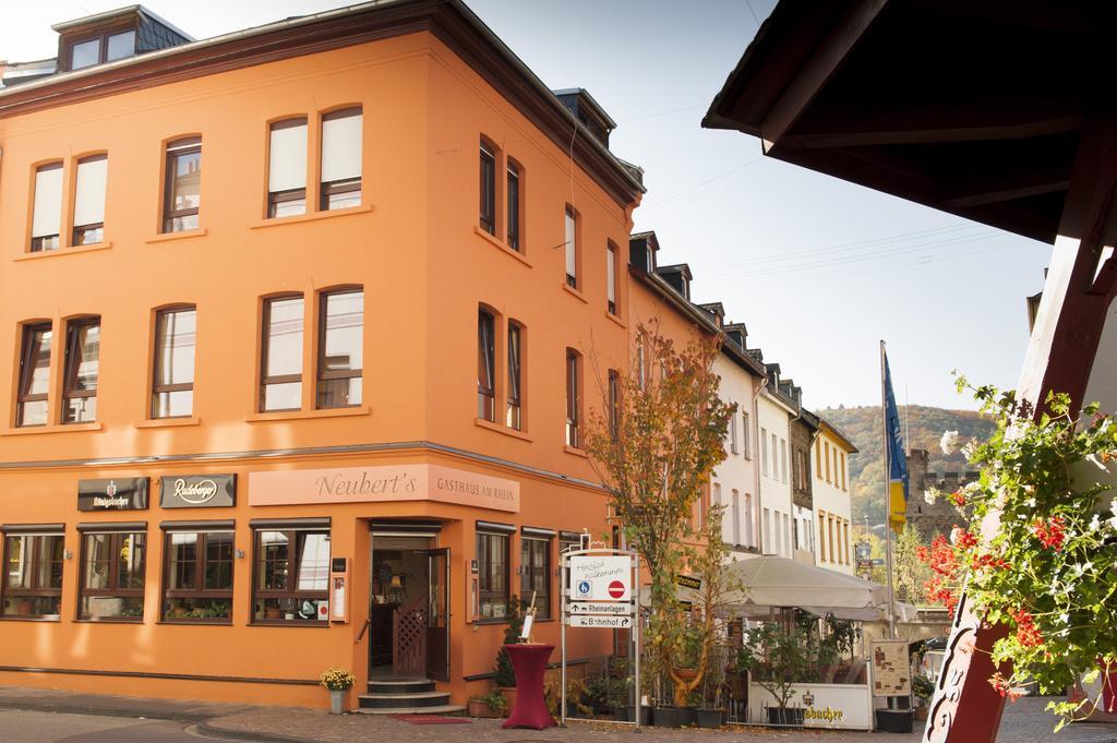 Neubert'S Gasthaus Am Rhein Hotel Lahnstein Exterior foto